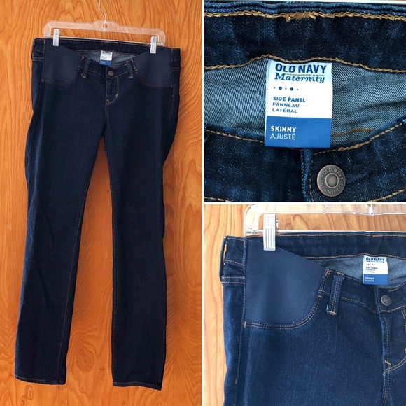 Old Navy Jeans Old Navy Maternity Skinny Jeans Side Panel Poshmark